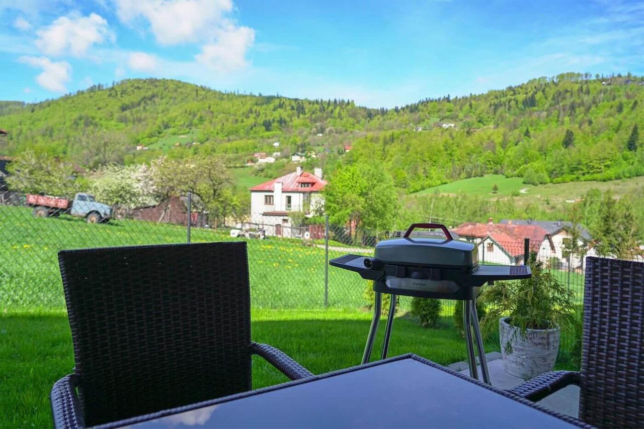 Beskid Apartment ชเจอร์ค ภายนอก รูปภาพ